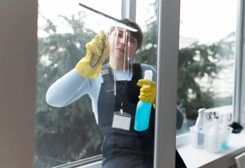 Nettoyage de vitres intérieures et extérieures à Cloué